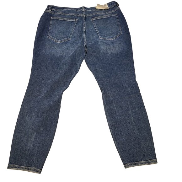 DL1961 Women's Skinny Ripped Jeans Mid Rise Stretch Denim Size 20W NWT - Picture 2 of 16